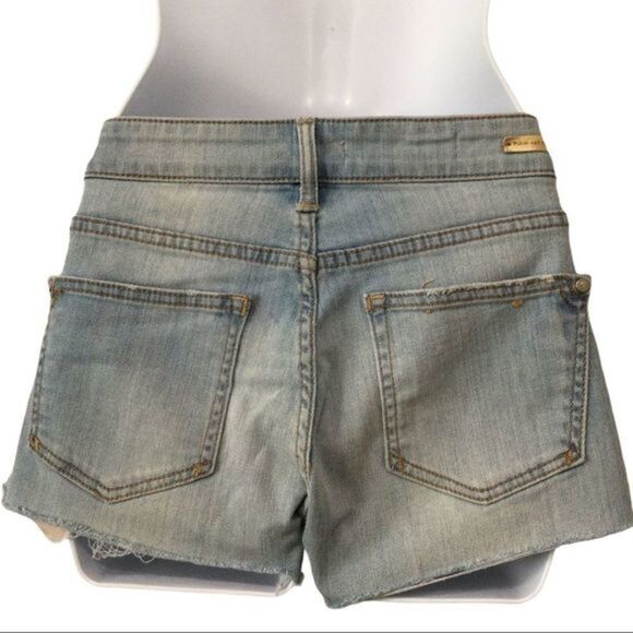 Pilcro The Letterpress Distressed Denim Shorts‎ Size 25 - Picture 8 of 10